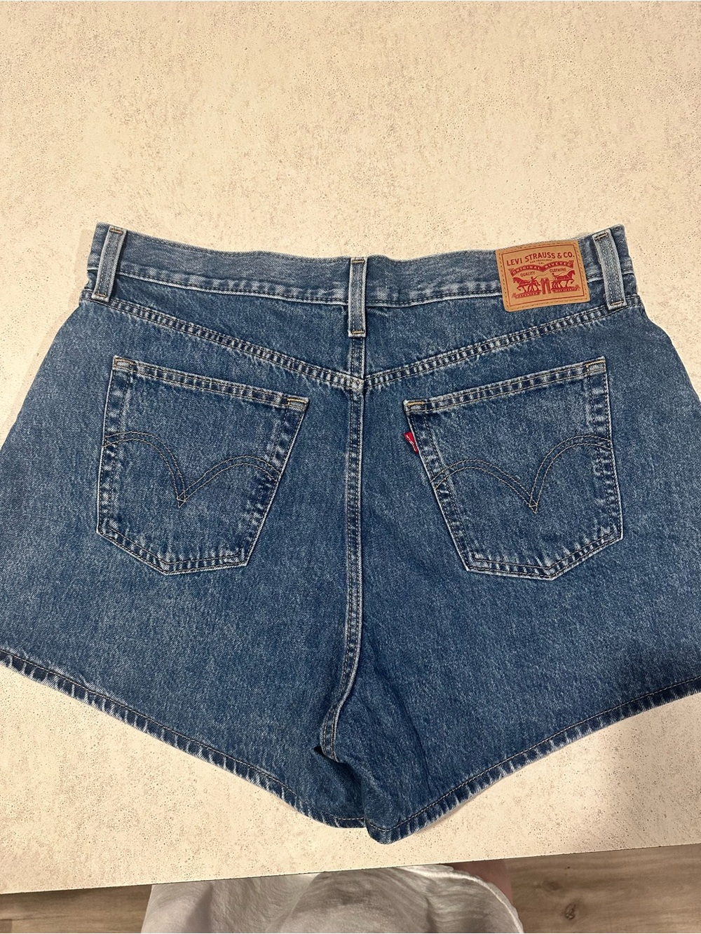 Levi's High Waisted Mom Shorts